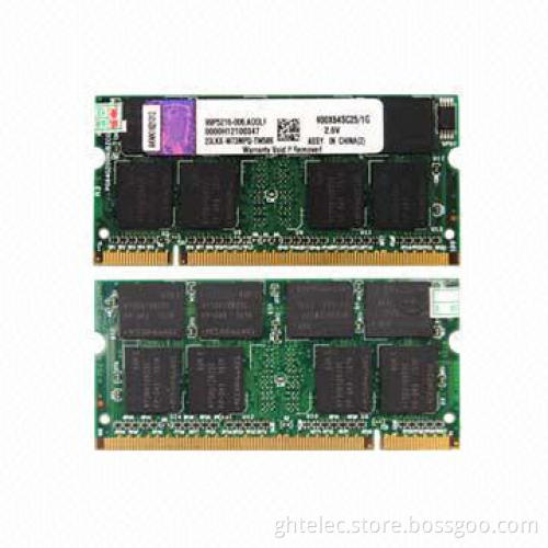 Laptop DDR 1GB 400MHz RAM, works with motherboards, ETT original chips,full compatible,tested